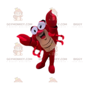 Costume de mascotte BIGGYMONKEY™ de crabe rouge très marrant -