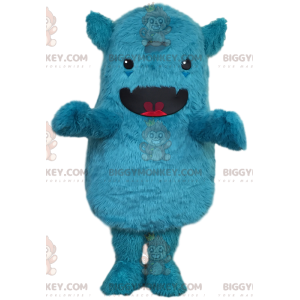 Disfraz de mascota Little Hairy Fantasy Blue Monster