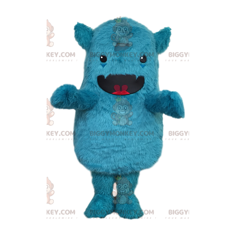 Costume da mascotte Little Hairy Fantasy Blue Monster