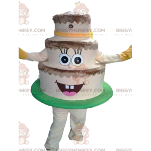 Tier Cream Cake BIGGYMONKEY™ Mascottekostuum - Biggymonkey.com