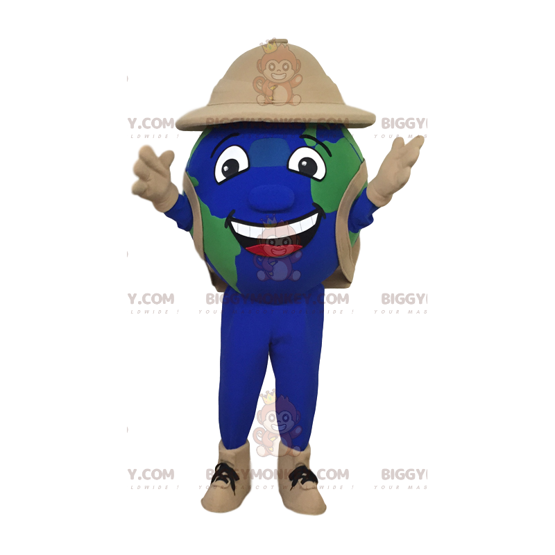 Adventure Mode Earth BIGGYMONKEY™ Mascot Costume –