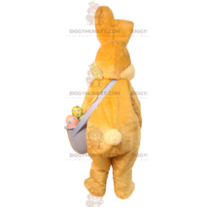 Traje de mascote de coelhinho da Páscoa BIGGYMONKEY™ com cesta