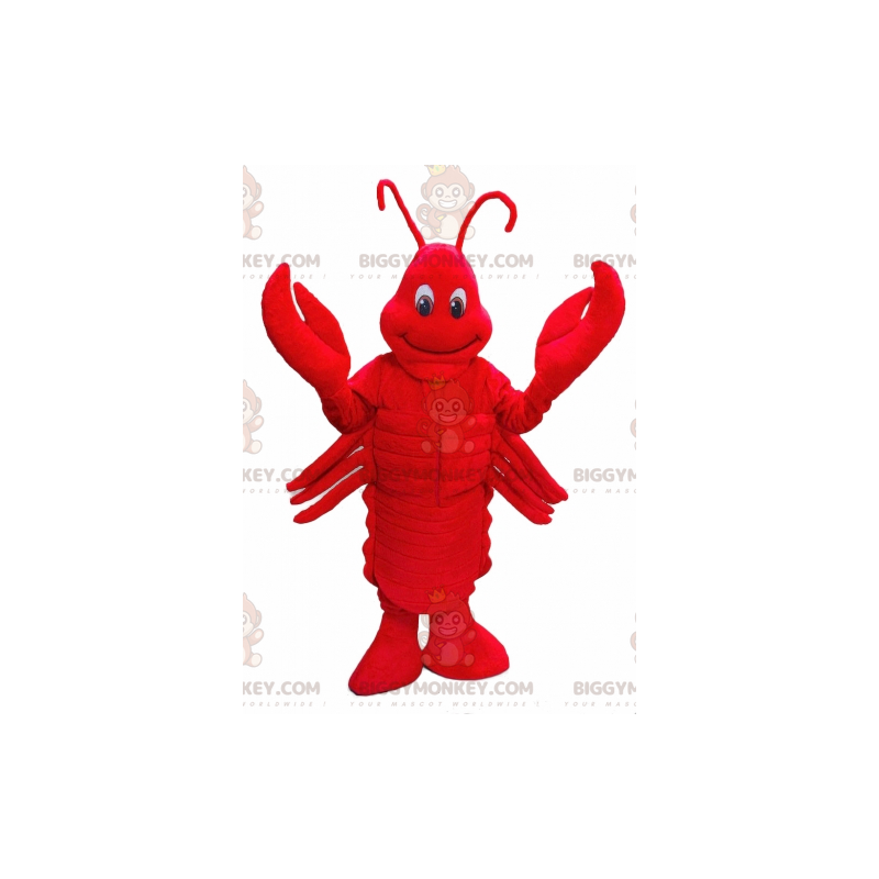 Costume de mascotte BIGGYMONKEY™ de homard rouge géant -