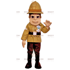 BIGGYMONKEY™ Mascot Costume of Sheriff in Official Yellow and