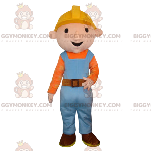BIGGYMONKEY™ Mascot Costume Handyman In Workwear -