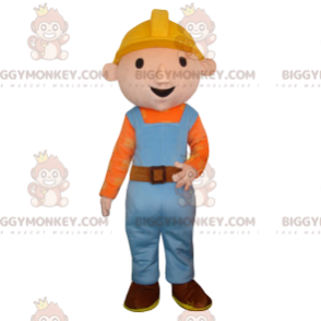 BIGGYMONKEY™ Mascot Costume Handyman In Workwear –