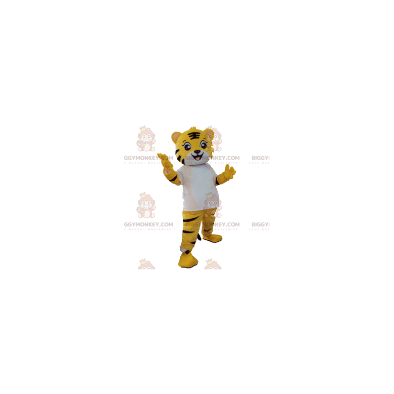 Costume de mascotte BIGGYMONKEY™ de petit tigre avec son