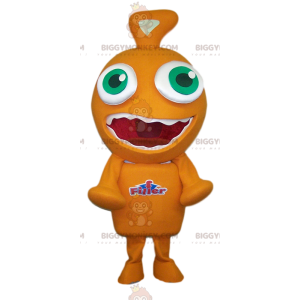 Disfraz de mascota BIGGYMONKEY™ pequeño monstruo naranja