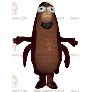Disfraz de mascota de cucaracha marrón con bigote BIGGYMONKEY™