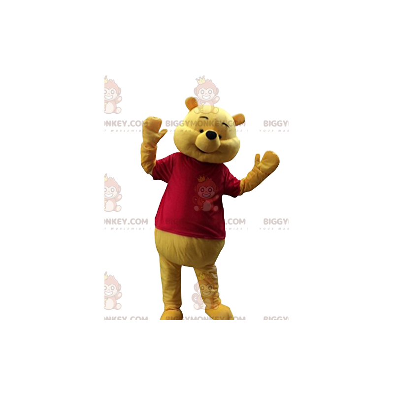 Στολή μασκότ Happy Winnie the Pooh BIGGYMONKEY™ με κόκκινο