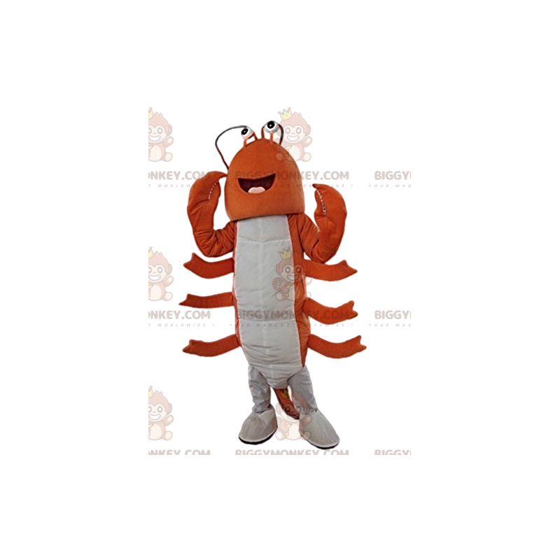 Happy and Fabulous Lobster BIGGYMONKEY™ Mascot Costume –