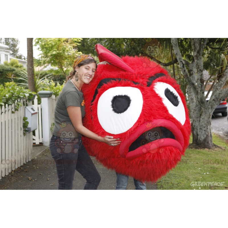 Giant Cherry Hairy Monster BIGGYMONKEY™ Mascot Costume –