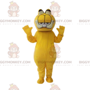 BIGGYMONKEY™ Maskottchen-Kostüm Katze Garfield, der