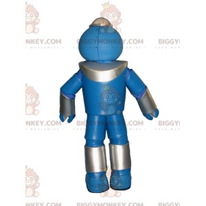 Very Cheerful Blue Robot BIGGYMONKEY™ Mascot Costume –