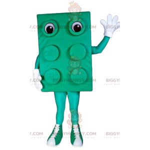 Costume mascotte BIGGYMONKEY™ Big Eyes Green Block -