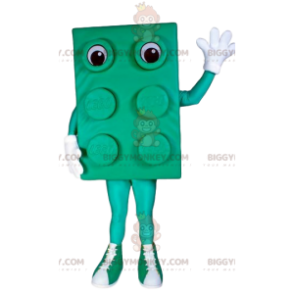 Green Block Big Eyes BIGGYMONKEY™ mascottekostuum -