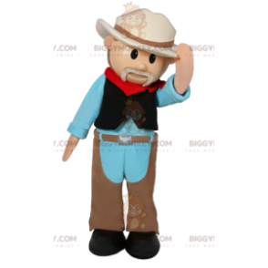 Boerencowboy-outfit BIGGYMONKEY™ mascottekostuum -