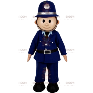 Disfraz de mascota de oficial de policía uniformado