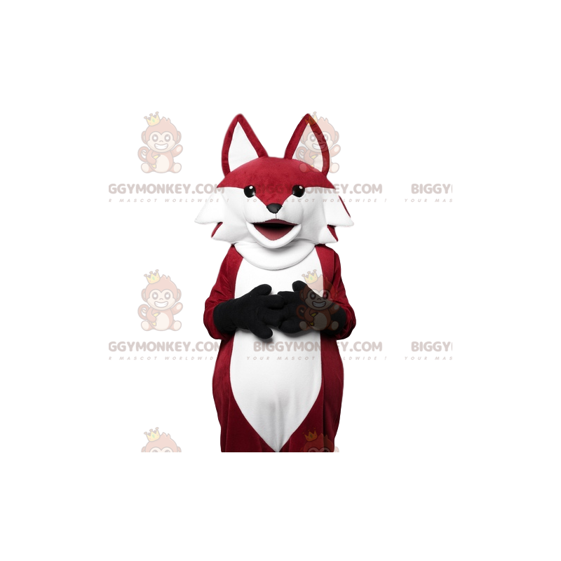 Te grappig Red Fox BIGGYMONKEY™ mascottekostuum -