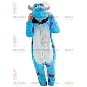 Traje de mascote BIGGYMONKEY™ de Sully, o monstro turquesa da