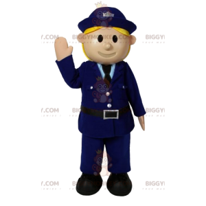 Politieagent in uniform BIGGYMONKEY™-mascottekostuum -