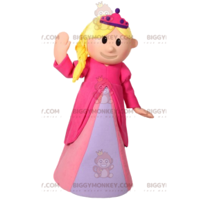 Kostium maskotki Księżniczki BIGGYMONKEY™ z piękną różową