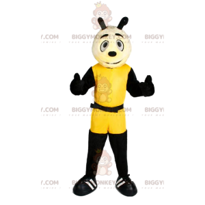 BIGGYMONKEY™ Small Dog Mascot Costume In Yellow Sportswear –