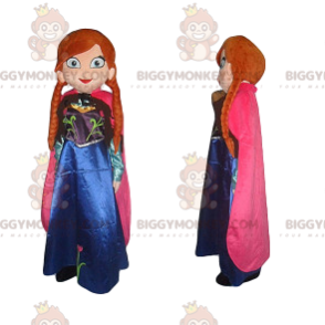 Costume da mascotte Anna BIGGYMONKEY™ della sorella di Elsa