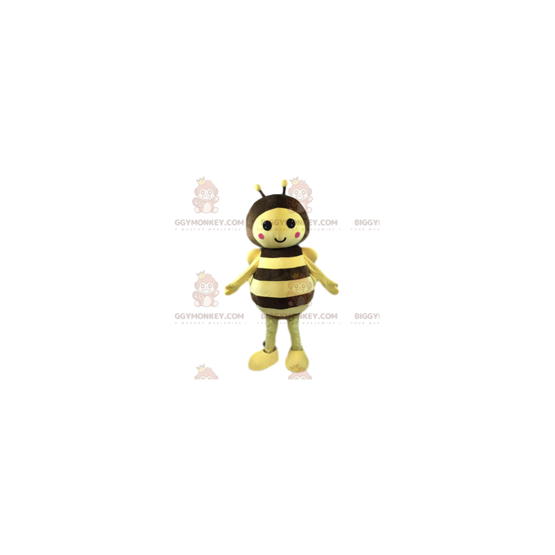 BIGGYMONKEY™ söpö pieni mehiläinen antennilla maskottiasu -