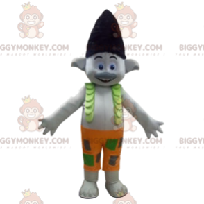 Costume de mascotte BIGGYMONKEY™ de lutin gris avec une drôle