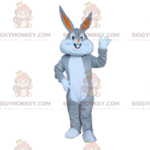 BIGGYMONKEY™ maskotkostume af Bugs Bunny, karakter fra Cartoon
