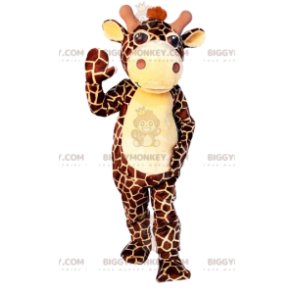 Costume da mascotte della maestosa giraffa BIGGYMONKEY™ -