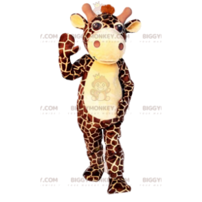 Costume de mascotte BIGGYMONKEY™ de girafe majestueuse -