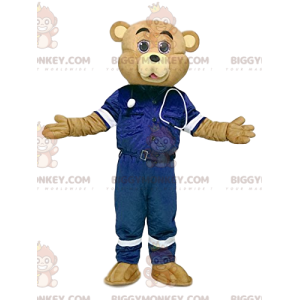 BIGGYMONKEY™ μασκότ στολή Sand Bear με στολή πρώτων βοηθειών -