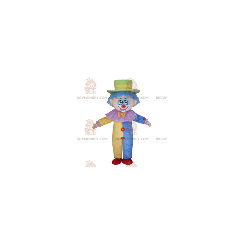Bardzo słodki kostium maskotki klauna BIGGYMONKEY™ z pastelowym