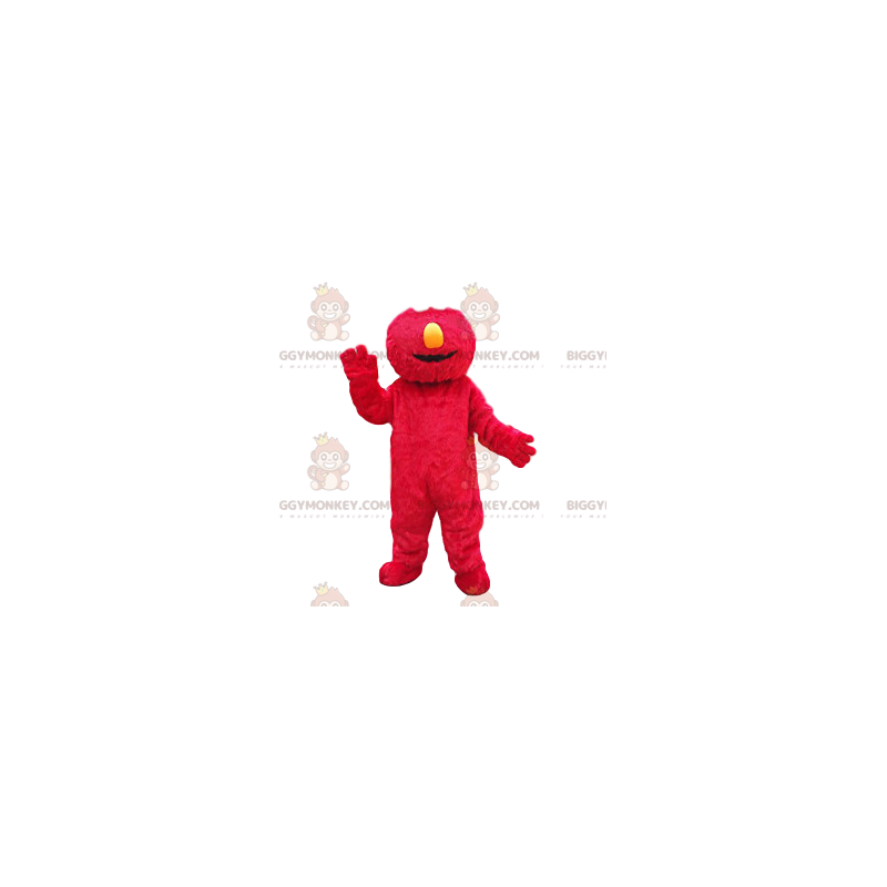 Sjovt rødt monster BIGGYMONKEY™ maskotkostume - Biggymonkey.com