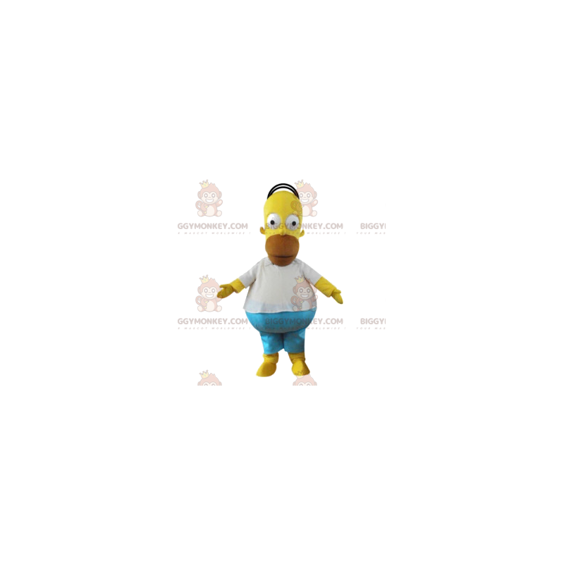 BIGGYMONKEY™ maskotkostume af Homer, karakter fra The Simpsons