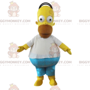 BIGGYMONKEY™ maskotkostume af Homer, karakter fra The Simpsons