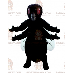 Disfraz de mascota Flying Insect Giant Black Fly BIGGYMONKEY™ -