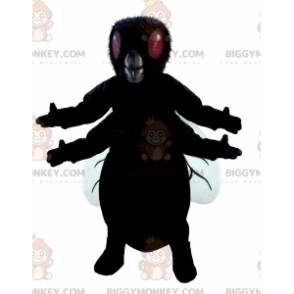 Costume de mascotte BIGGYMONKEY™ de mouche noire géante
