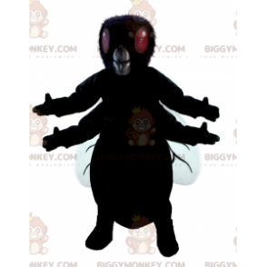 Flying Insect Giant Black Fly BIGGYMONKEY™ Mascot Costume –