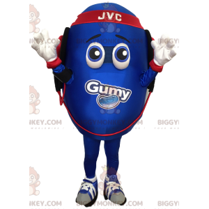 Blue Egg BIGGYMONKEY™ Mascot Costume. egg costume –