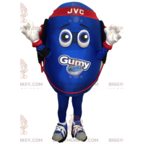 Blue Egg BIGGYMONKEY™ Mascot Costume. egg costume –