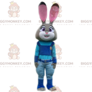 Costume de mascotte BIGGYMONKEY™ du Lieutenant Hopps, la lapine