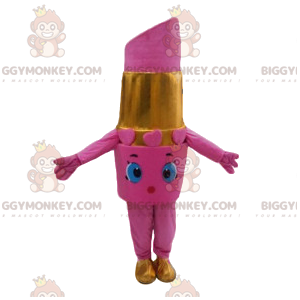 Kostým maskota BIGGYMONKEY™ s růžovou rtěnkou – Biggymonkey.com