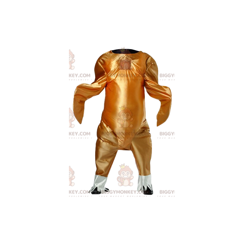 Costume da mascotte pollo dorato BIGGYMONKEY™. costume da pollo