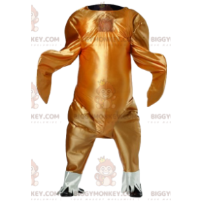 Costume da mascotte pollo dorato BIGGYMONKEY™. costume da pollo