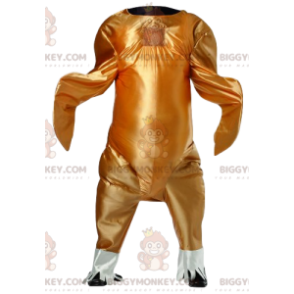 Costume de mascotte BIGGYMONKEY™ de poulet doré. Costume de