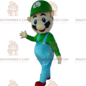 Traje de mascote BIGGYMONKEY™ de Luigi, personagem Mario Bros