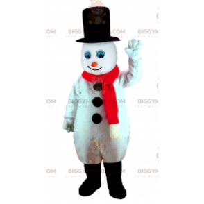 Elämänkokoinen lumiukko BIGGYMONKEY™ maskottiasu -